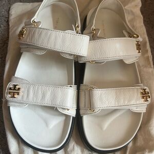 Tory Burch White Kira sport sandals 8.5